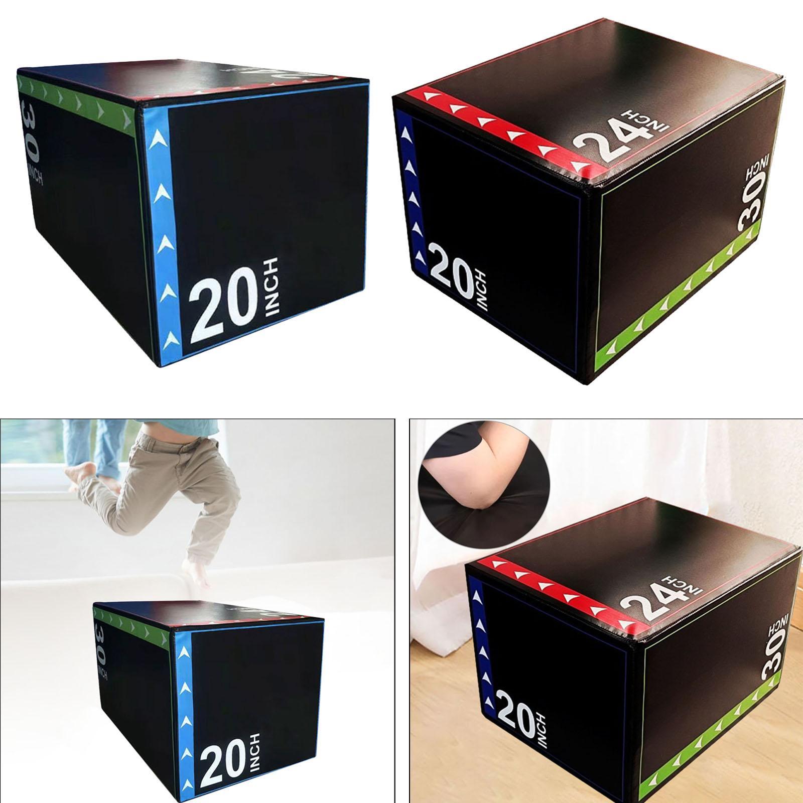 Home Gym Equipment Set - 3-in-1Jump Box Plyometric Box for Strength