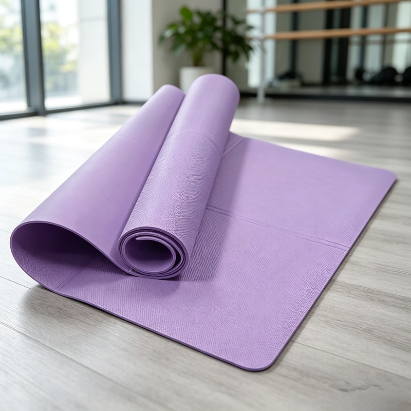 Home Gym Yoga Mat - 4mm Thick Non‑Slip Yoga Exercise Mat,