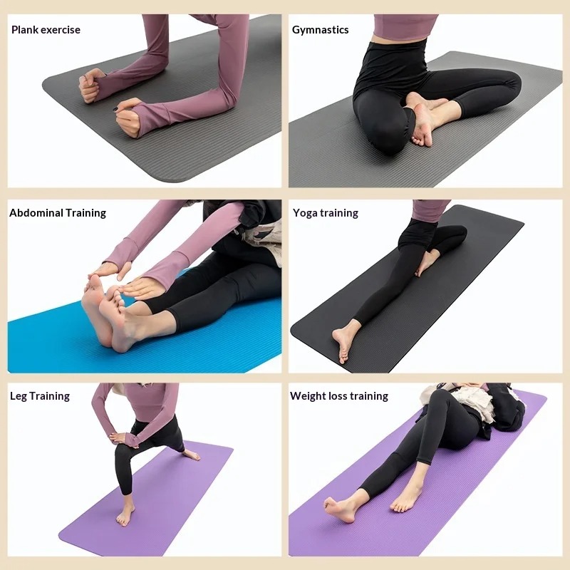 Extra Thick Non Slip Yoga Mat  - đánh giá và giá Home Gym Yoga Mat