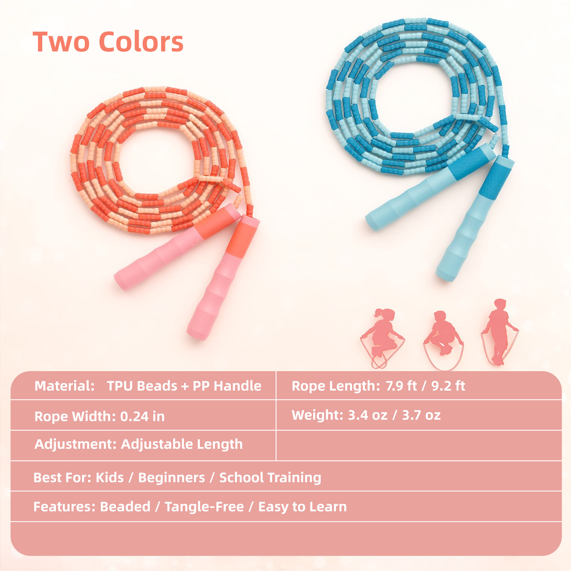 Beginners Beaded Jump Rope Adj - đánh giá và giá Speed Parachute Sprint