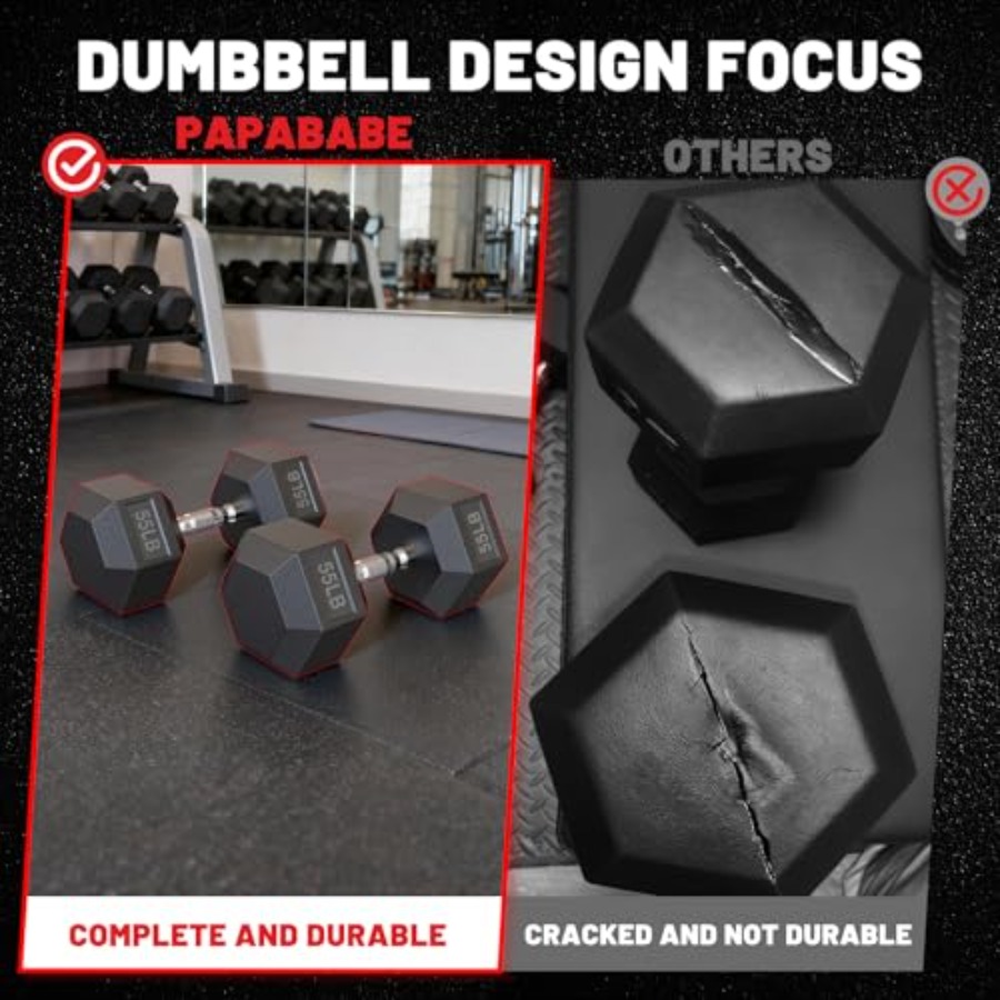 Hex Dumbbell Sets with Rack, 8 - đánh giá và giá Hex Dumbbell Set