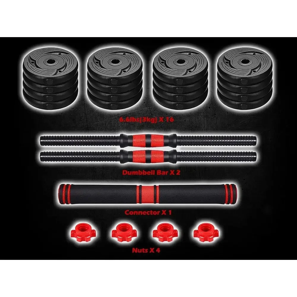 88-110 Lbs Adjustable Dumbbell - đánh giá và giá Home Gym Equipment Set