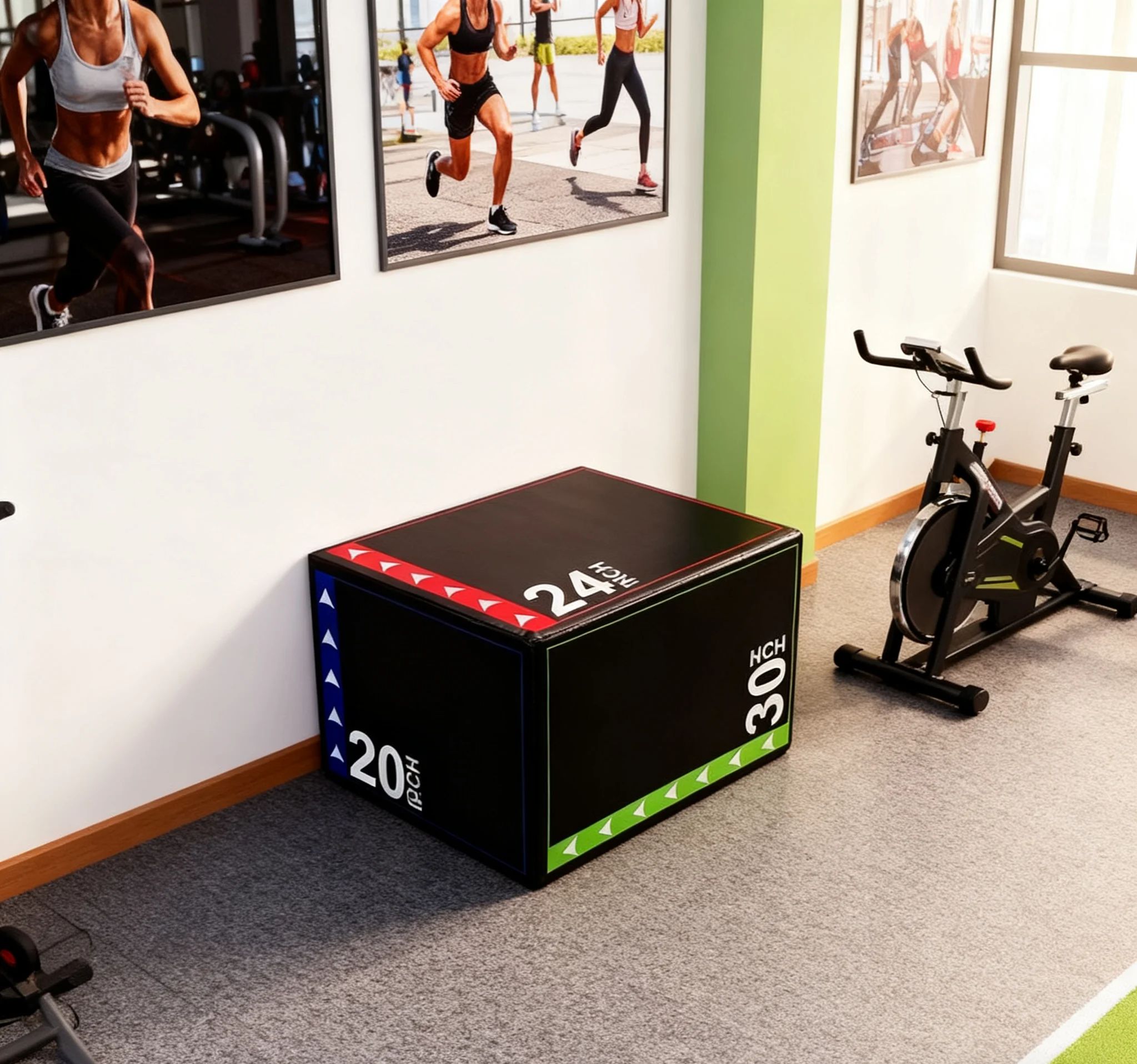 3-in-1Jump Box Plyometric Box  - đánh giá và giá Home Gym Equipment Set