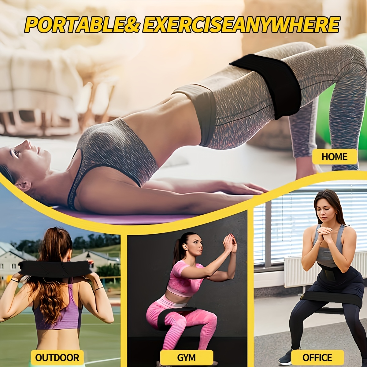 3PCS Resistance Bands Set, Ela - đánh giá và giá Home Gym Kit