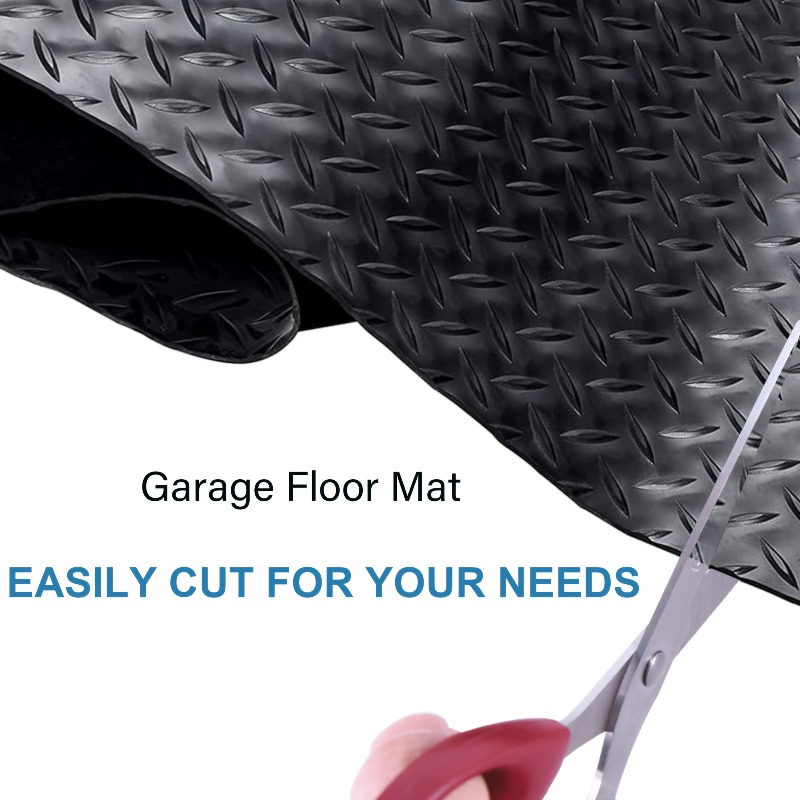 Rubber Diamond Floor Mat - Dur - đánh giá và giá Home Gym Garage