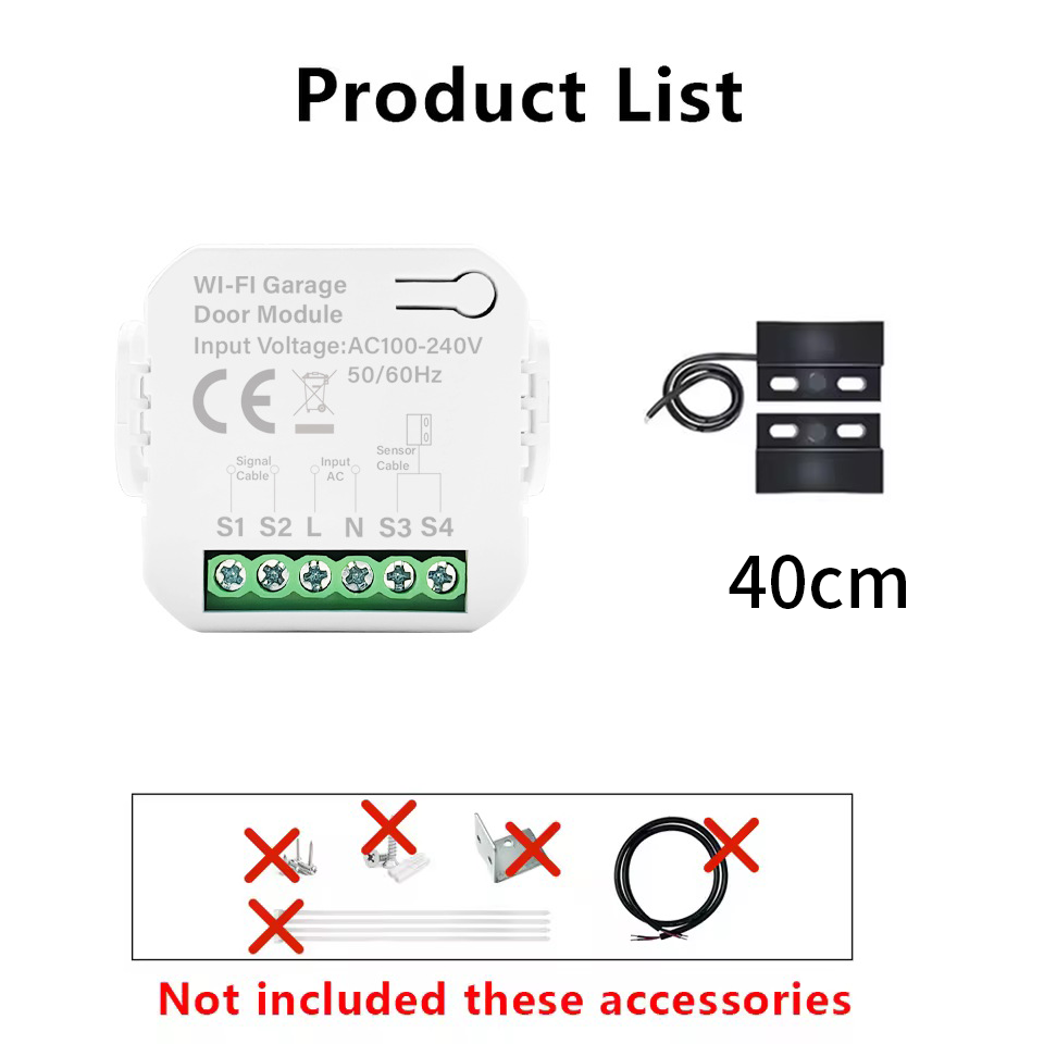 Smart Tuya WiFi Garage Door Sw - đánh giá và giá Home Gym Garage