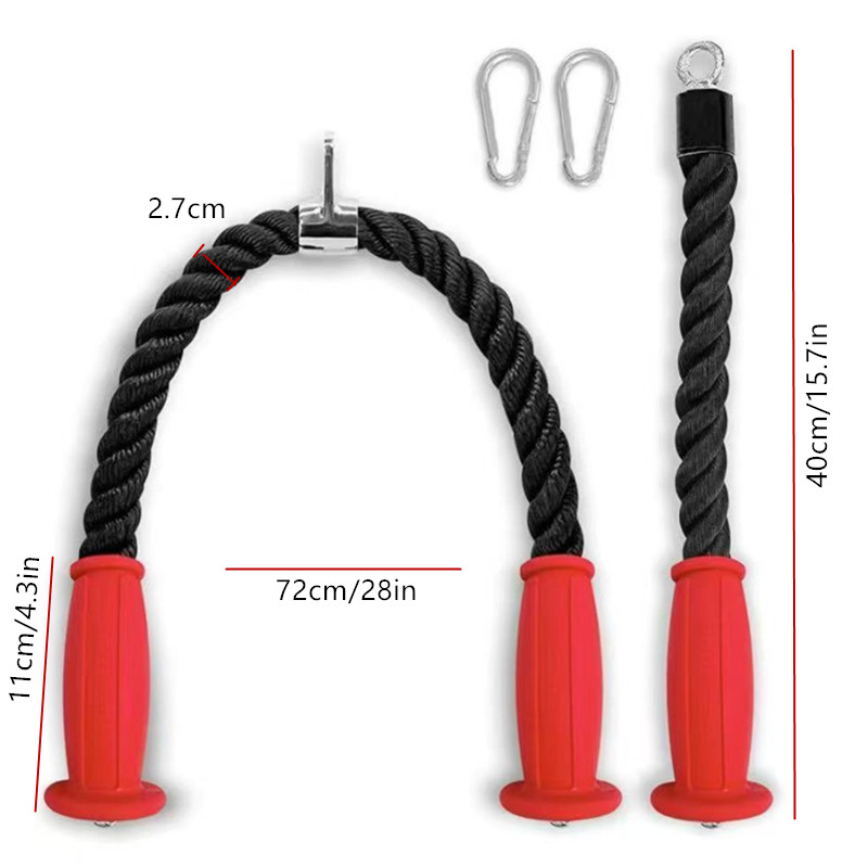 Ergonomic Non Slip Tricep Rope - đánh giá và giá Home Gym Equipment Set