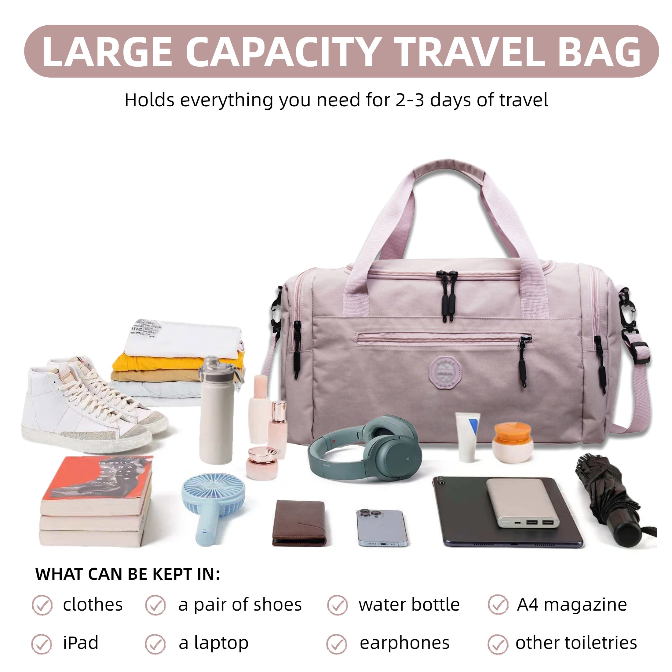 Large Capacity Weekender Overn - đánh giá và giá Home Gym Outdoor
