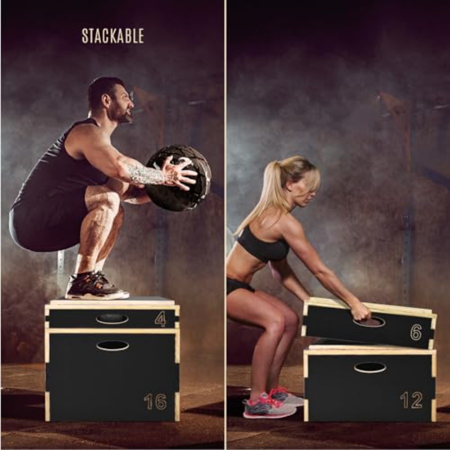 3 in 1 Wooden Plyo Box for Jum - đánh giá và giá Home Gym Outdoor
