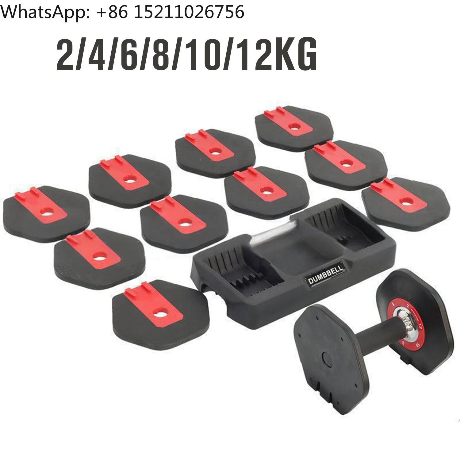 Adjustable Dumbbell 2kg 4kg 6k - đánh giá và giá Home Gym Equipment Set