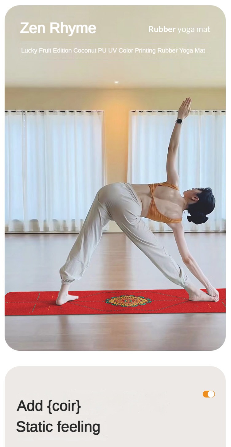 Zen Rhyme Frosted Pu Natural R - đánh giá và giá Home Gym Yoga Mat