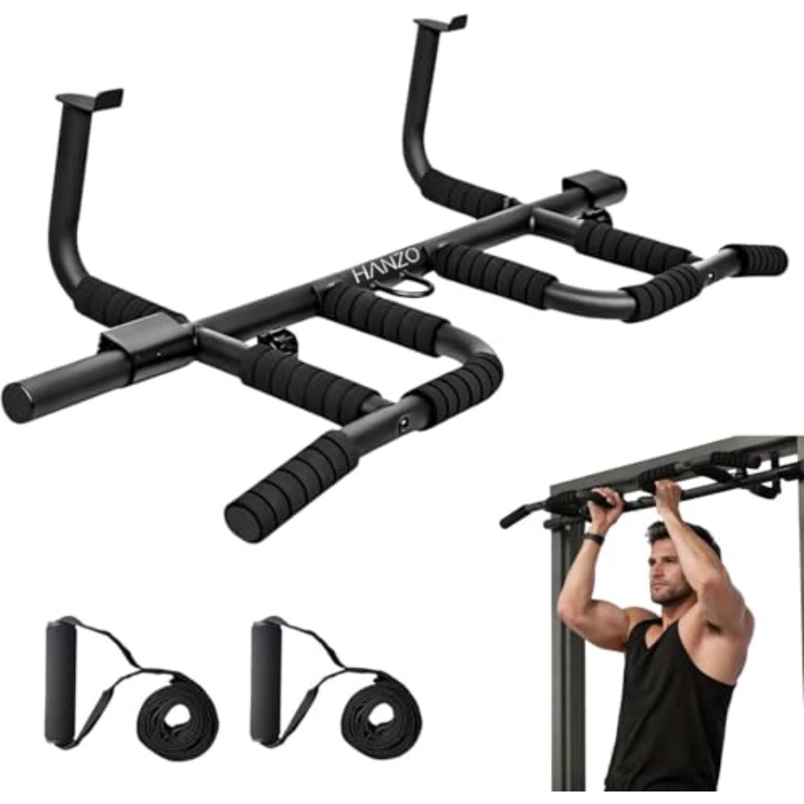 Doorway Pull Up Bar Set with S - đánh giá và giá Home Gym Pull Up Bar