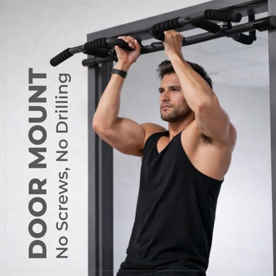 Doorway Pull Up Bar Set with S - đánh giá và giá Home Gym Pull Up Bar