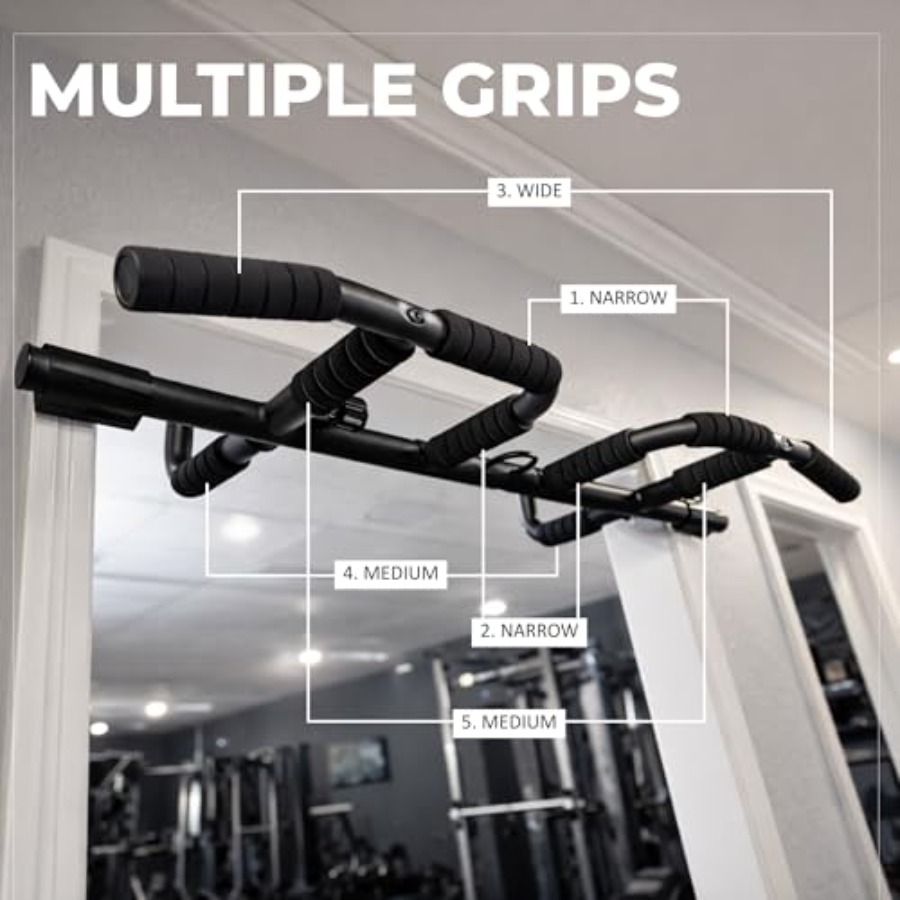Doorway Pull Up Bar Set with S - đánh giá và giá Home Gym Pull Up Bar