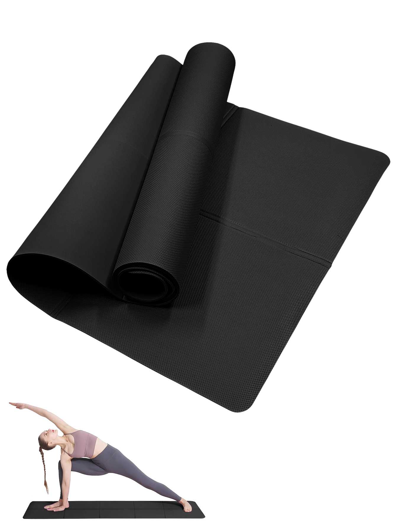 Foldable Yoga Mat Black Eco Fr - đánh giá và giá Home Gym Yoga Mat