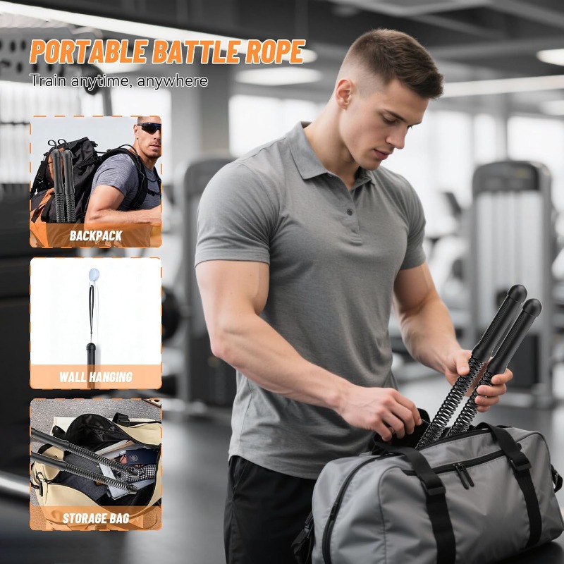 Wireless Swing Combat Rope, 2P - đánh giá và giá Home Gym Equipment Set