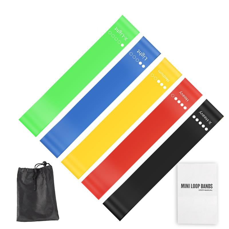 5Pcs TPE Resistance Bands Set  - đánh giá và giá Home Gym Kit