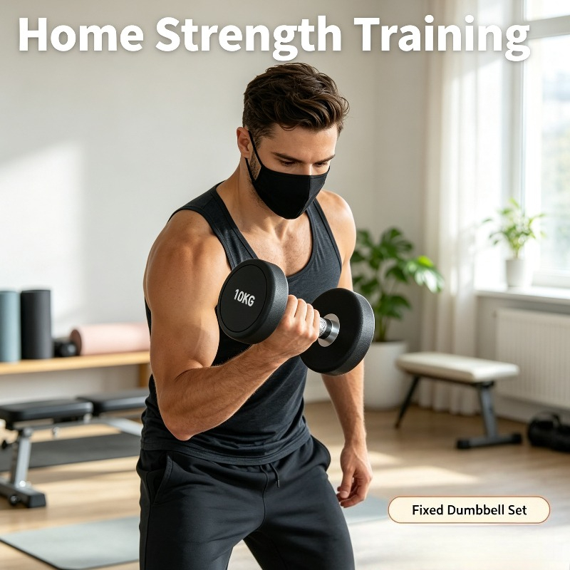 Fixed Dumbbells Set 5kg 10kg 1 - đánh giá và giá Home Gym Equipment Set
