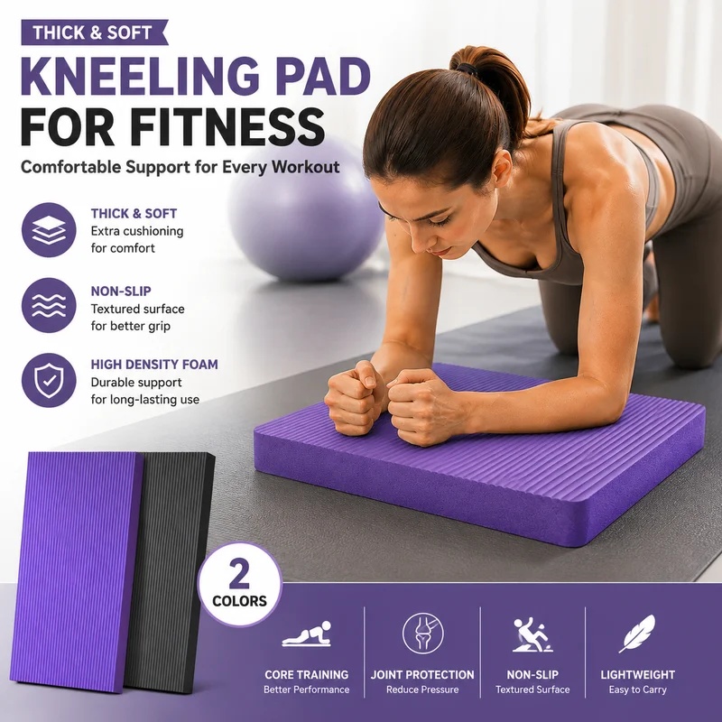 Thick Non‑Slip Yoga Knee Pad M - đánh giá và giá Home Gym Yoga Mat