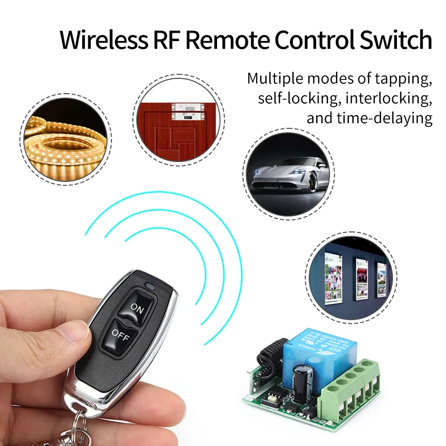DC12V 1CH 10A Relay Receiver T - đánh giá và giá Home Gym Garage