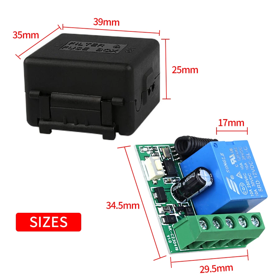 DC12V 1CH 10A Relay Receiver T - đánh giá và giá Home Gym Garage