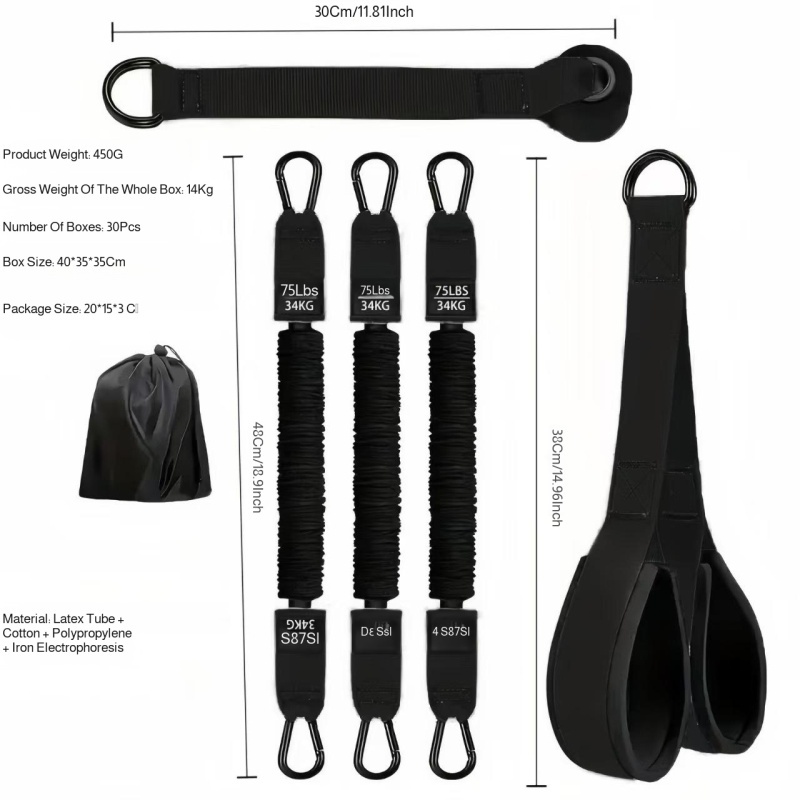 Resistance Bands Set Triceps R - đánh giá và giá Home Gym Equipment Set