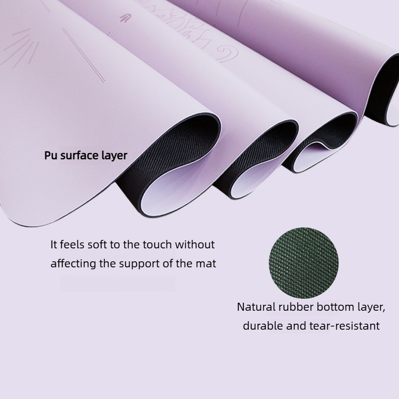 Lezyan PU Natural Rubber Yoga  - đánh giá và giá Home Gym Yoga Mat