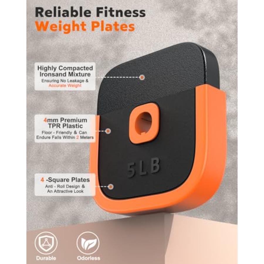 Home gym use: steel dumbbells  - đánh giá và giá Home Gym Designs